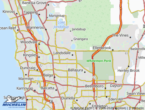Mapa MICHELIN Landsdale - ViaMichelin
