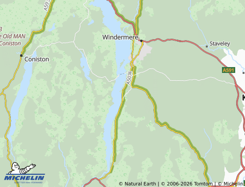 Carte MICHELIN Storrs - ViaMichelin