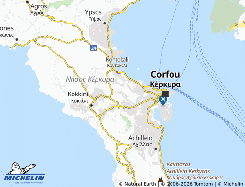 Mapa MICHELIN Afra - ViaMichelin