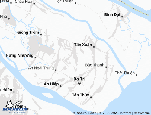 Mappa MICHELIN Mỹ Nhơn - ViaMichelin