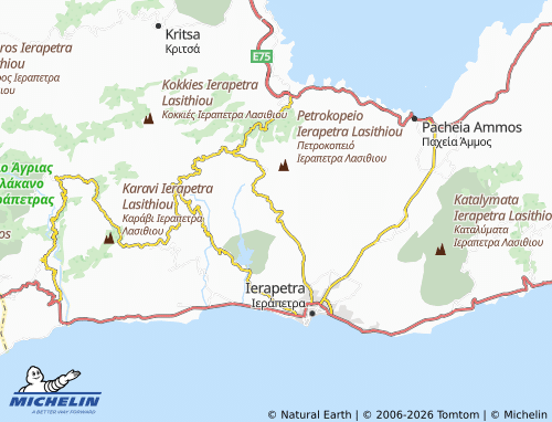 MICHELIN Makrylia map - ViaMichelin