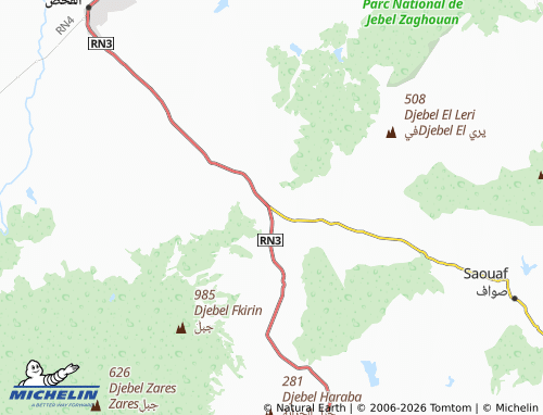 Mapa MICHELIN Dhira' Bin Jawdir - ViaMichelin