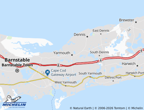 Carte MICHELIN Yarmouth - ViaMichelin