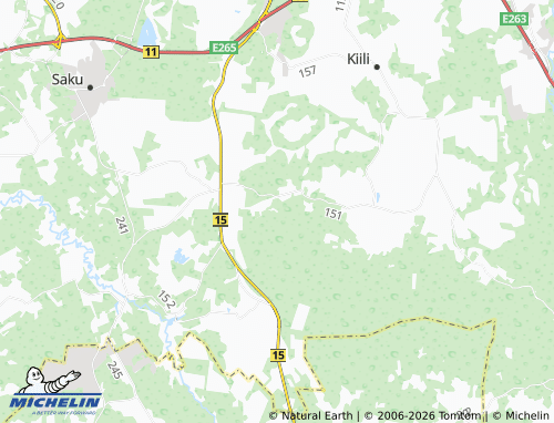 MICHELIN-Landkarte Sookaera-Metsanurga - ViaMichelin