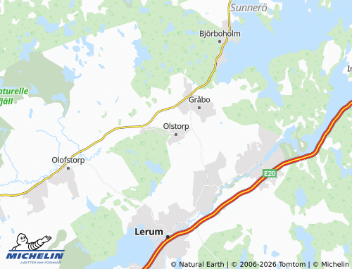 Carte MICHELIN Olstorp - ViaMichelin