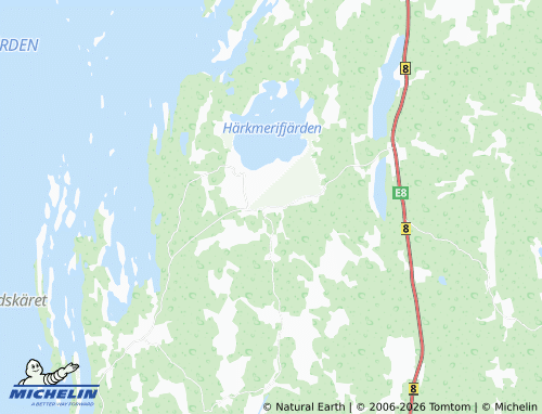 Carte MICHELIN Härkmeri - ViaMichelin