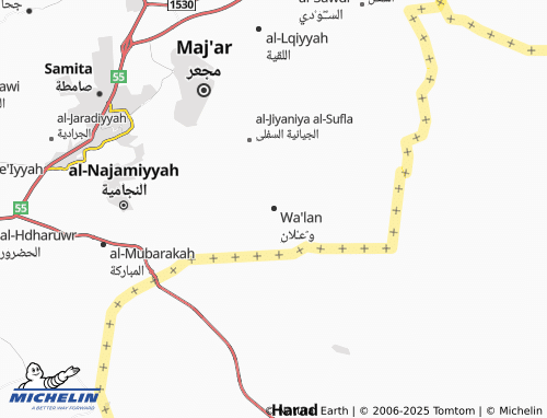 MICHELIN Walan map - ViaMichelin