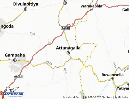 Mappa MICHELIN Welagedara - ViaMichelin
