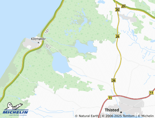 MICHELIN Agerholm map - ViaMichelin