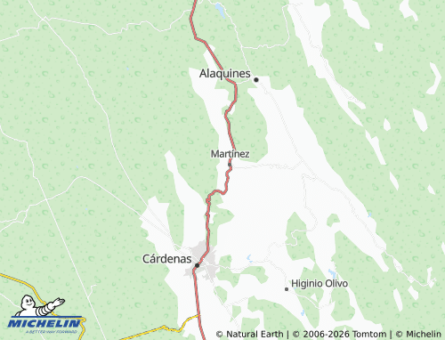 MICHELIN-Landkarte De La Cruz - ViaMichelin