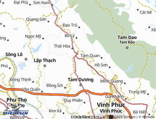 MICHELIN-Landkarte Đồng Tĩnh - ViaMichelin