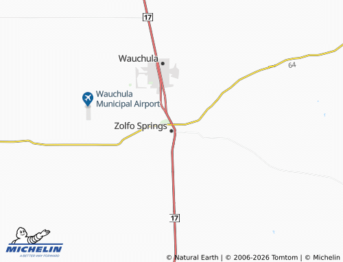 Carte MICHELIN Zolfo Springs - ViaMichelin