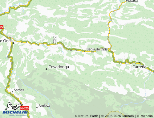 MICHELIN-Landkarte Bobia - ViaMichelin