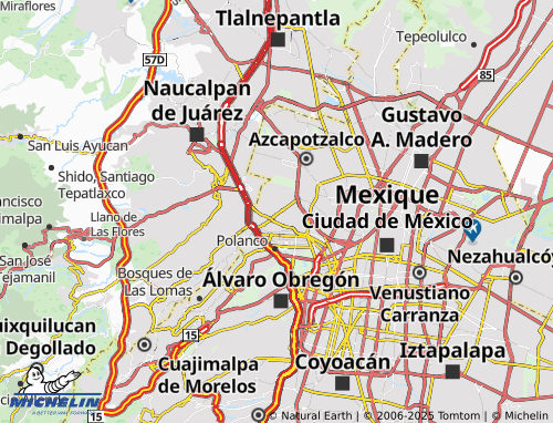 MICHELIN México Nuevo map - ViaMichelin