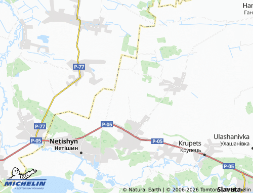 MICHELIN Novyi Kryvyn map - ViaMichelin