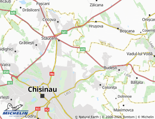 Carte MICHELIN Buneți - ViaMichelin