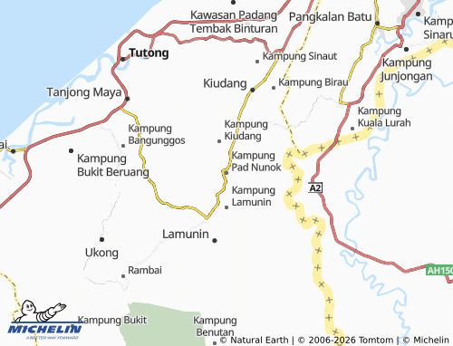 Mappa MICHELIN Kampung Pad Nunok - ViaMichelin