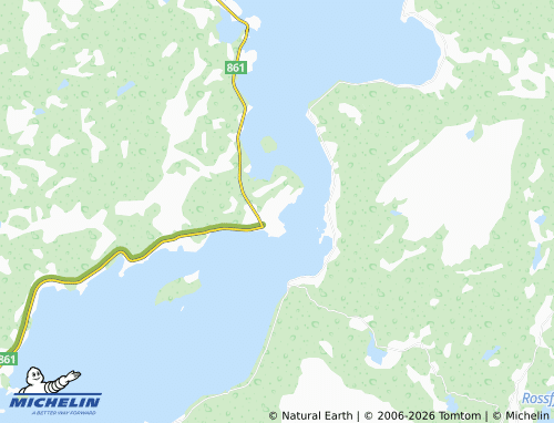 MICHELIN Gibostad map - ViaMichelin