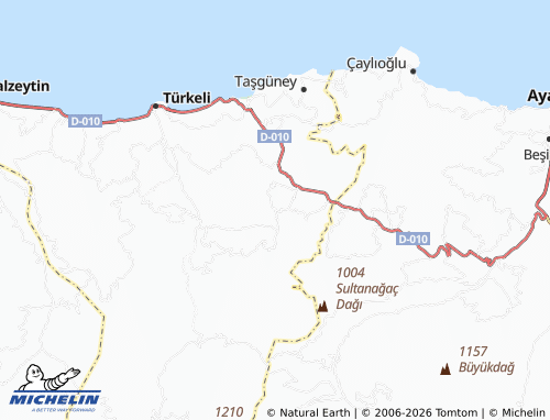 Mappa MICHELIN Akçabük - ViaMichelin