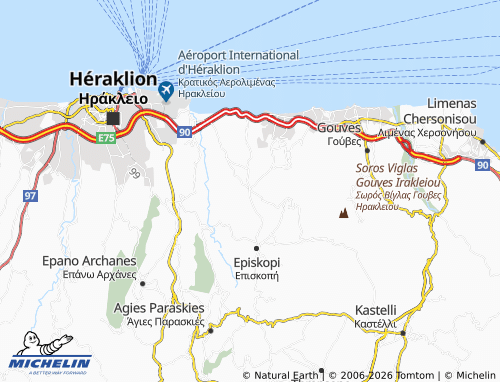 Mappa MICHELIN Agios Ioannis - ViaMichelin