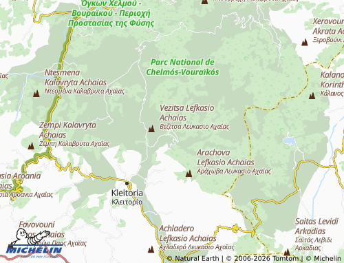 MICHELIN Planitero map - ViaMichelin