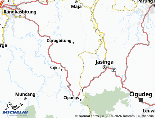 Mapa MICHELIN Lebak Asih - ViaMichelin