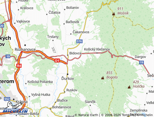 MICHELIN-Landkarte Svinica - ViaMichelin