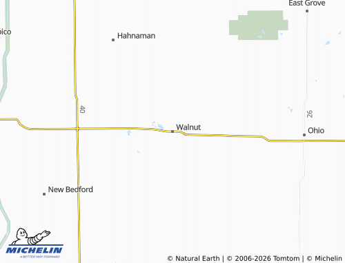 Mapa MICHELIN Walnut - ViaMichelin