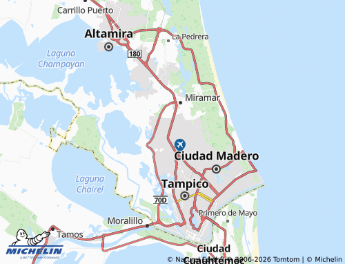 Mapa MICHELIN Nuevo Progreso - ViaMichelin