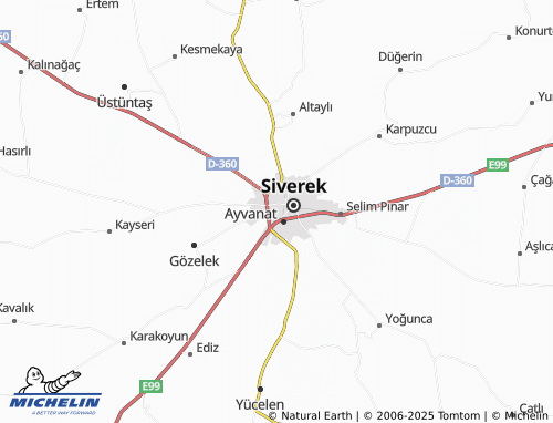 MICHELIN Haliliye map - ViaMichelin