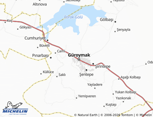 Mapa MICHELIN Şenova - ViaMichelin