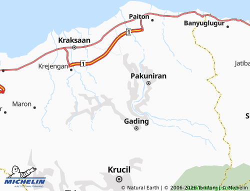 MICHELIN-Landkarte Dandang - ViaMichelin