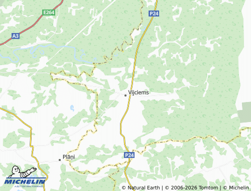 Mapa MICHELIN Vijciems - ViaMichelin