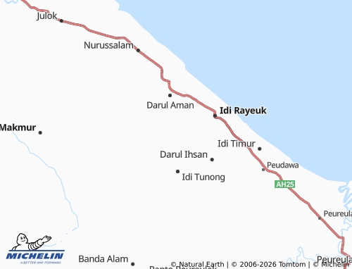 MICHELIN Blang Minjei map - ViaMichelin
