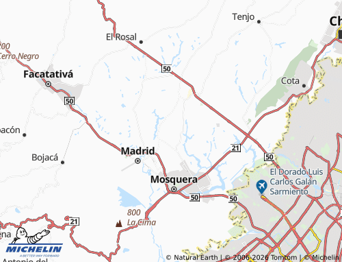 MICHELIN Cocli map - ViaMichelin