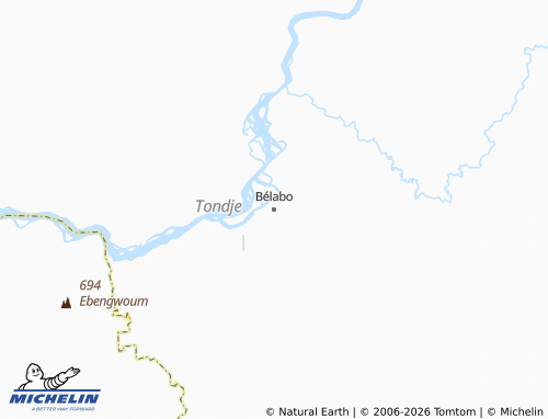 MICHELIN Bélabo map - ViaMichelin