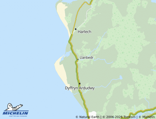 Mappa MICHELIN Llanbedr - ViaMichelin