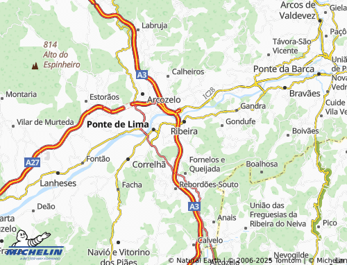 Carte MICHELIN Carreiros - ViaMichelin