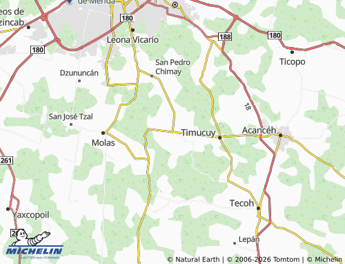 Carte MICHELIN Tekik de Regil - ViaMichelin