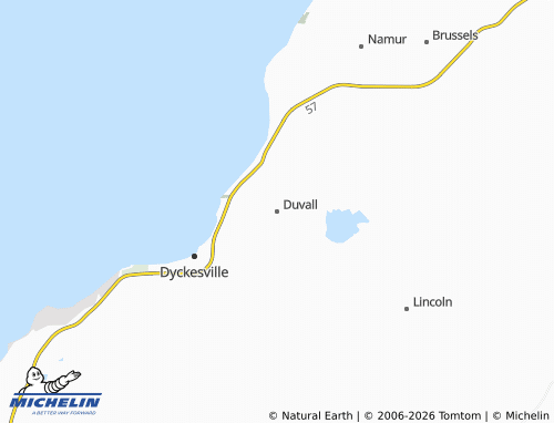 Carte MICHELIN Duvall - ViaMichelin