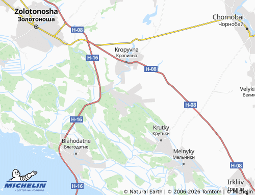 MICHELIN Denhy map - ViaMichelin