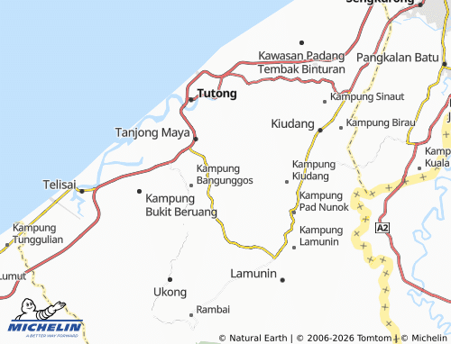 Mapa MICHELIN Kampung Tanjong Maya - ViaMichelin