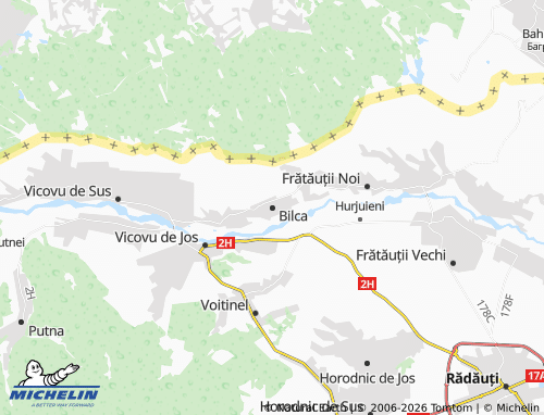MICHELIN-Landkarte Bilca - ViaMichelin