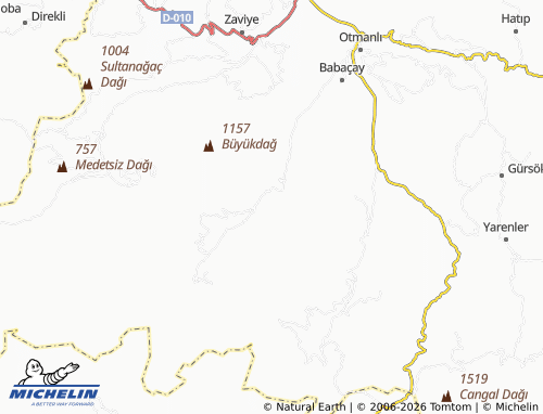 MICHELIN Dibekli map - ViaMichelin