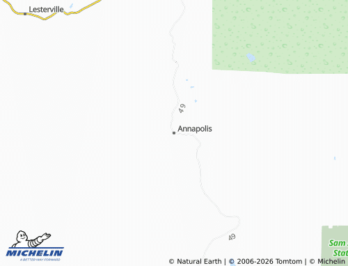 Mapa MICHELIN Annapolis - ViaMichelin