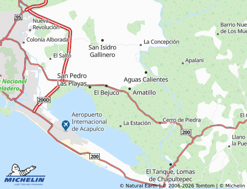 Mappa MICHELIN San Pedro Cacahuatepec - ViaMichelin