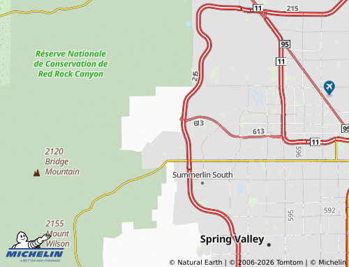 Mapa MICHELIN Summerlin West - ViaMichelin