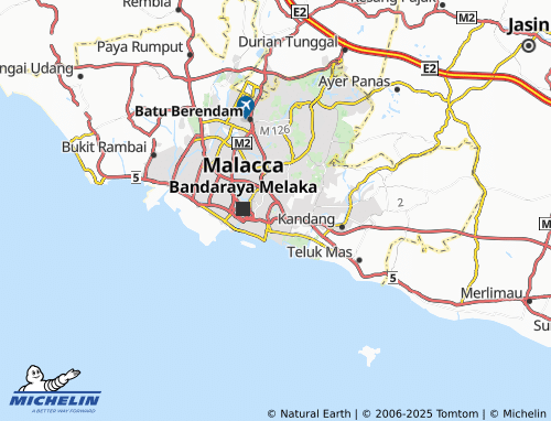 MICHELIN Bukit Serindit map - ViaMichelin