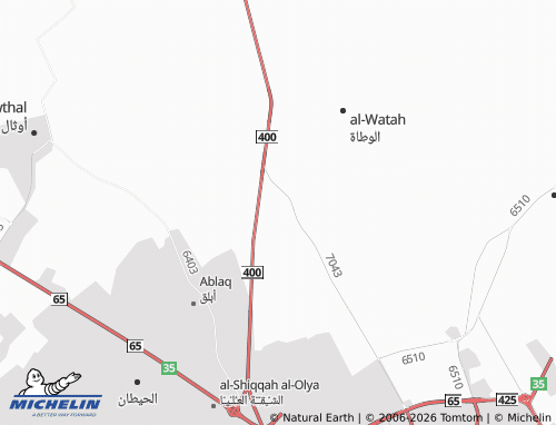 MICHELIN-Landkarte al-'Anwar - ViaMichelin