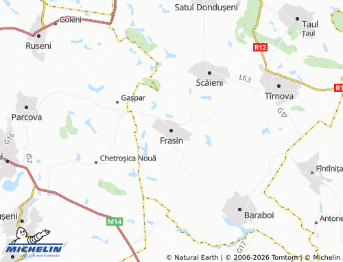 Carte MICHELIN Frasin - ViaMichelin
